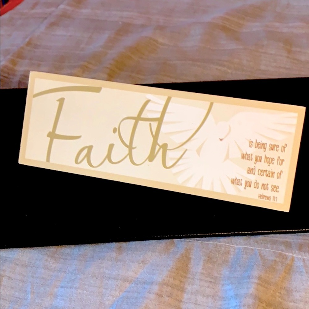 “Faith” Plaque